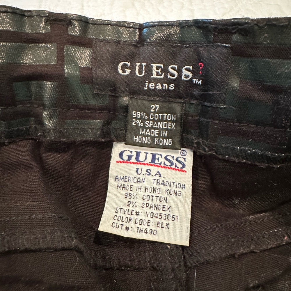 GUESS Metallic Geometric Pants - Picture 4 of 5